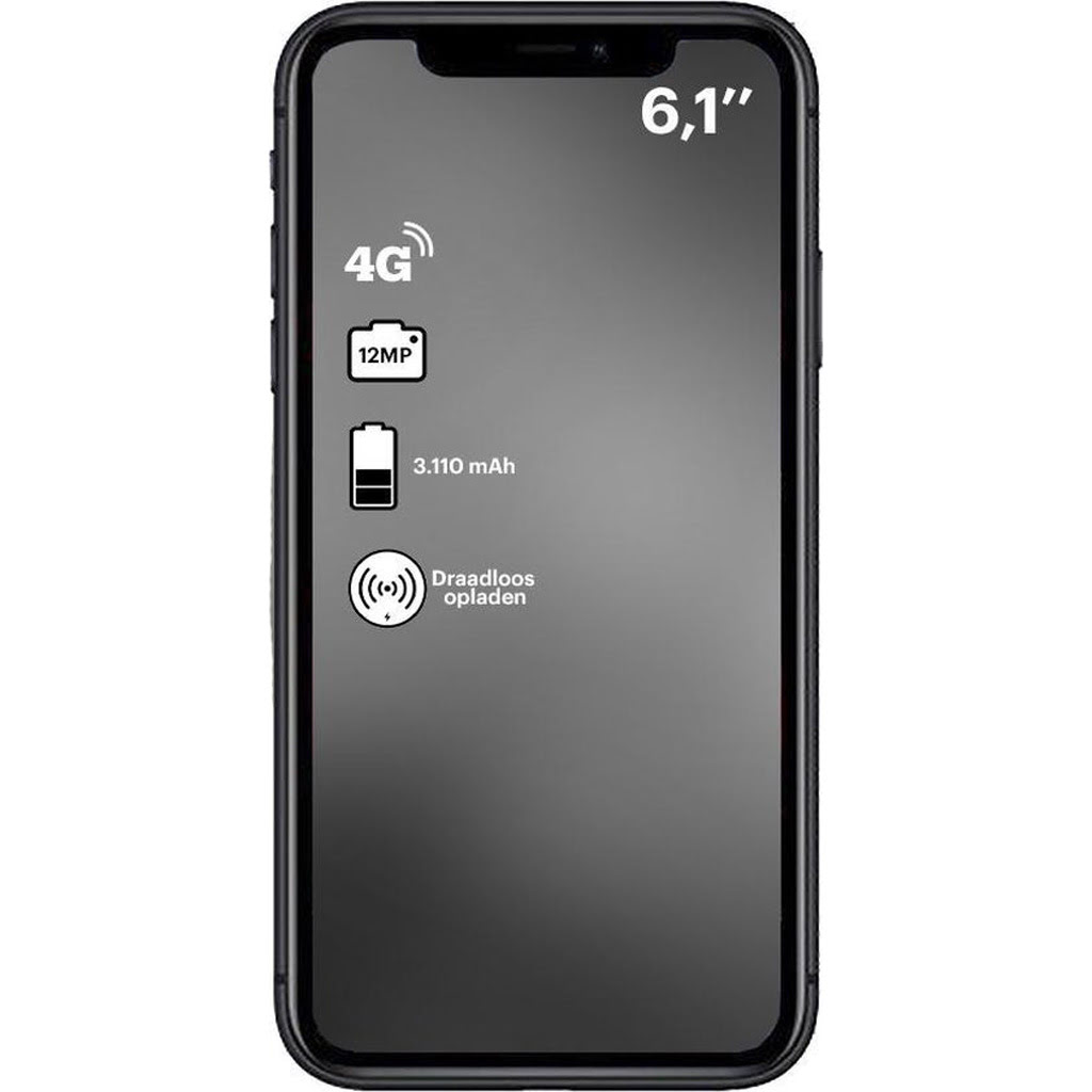 Apple iPhone 11 – 128GB – Zwart - Image 4